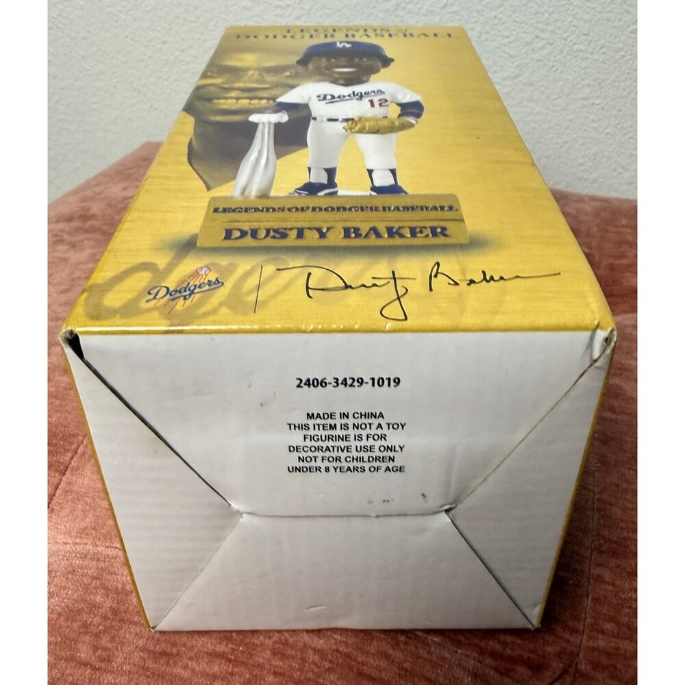 Dusty Baker Los Angeles Dodgers Bobblehead Legends Of Dodger Baseball SGA NWB - Picture 4 of 8